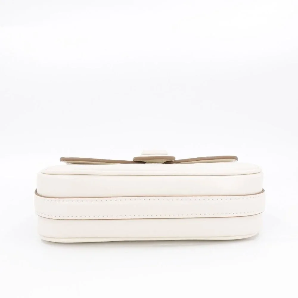 Marc Jacobs The Clover Shoulder Bag Cloud White